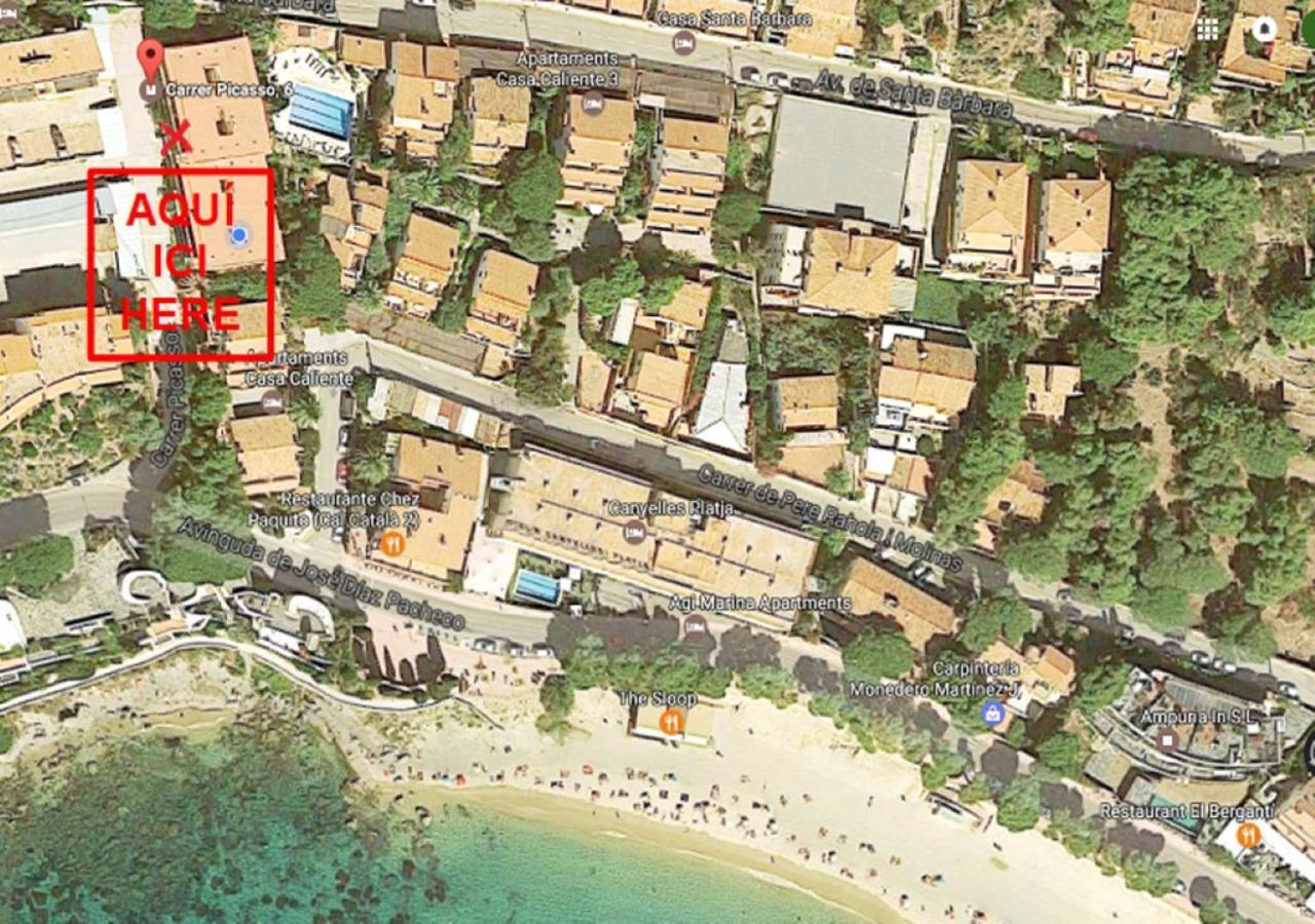 Apartamento Para Familias A 50 Metros De La Playa Росас Экстерьер фото